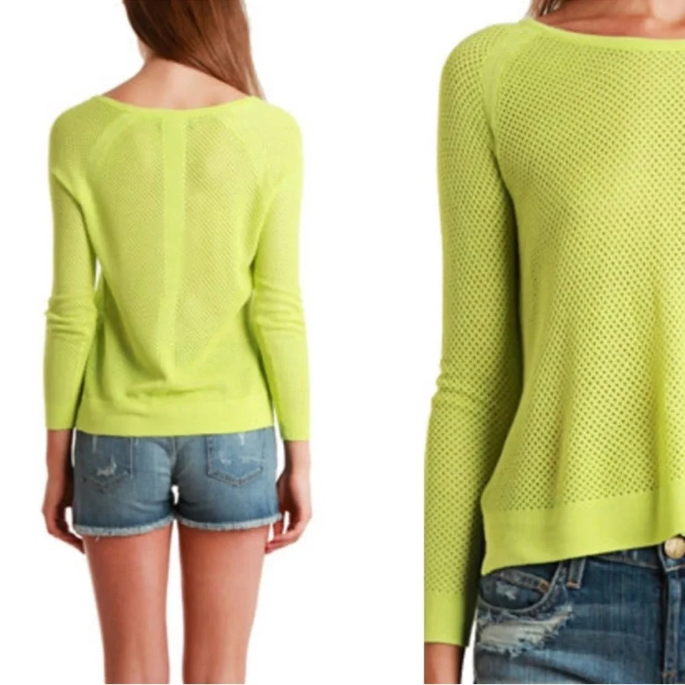 Rag & Bone Island Raglan Pullover Green - Picture 2 of 5